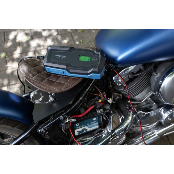 ANSMANN Chargeur de batterie BC, 6-12V/10A, noir/bleu