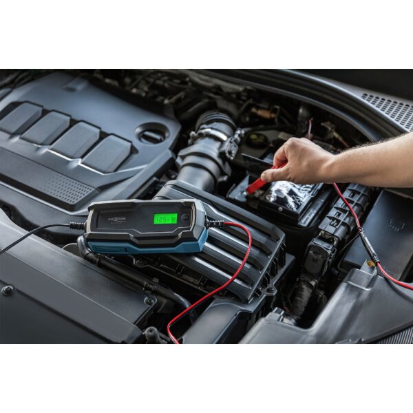 ANSMANN Chargeur de batterie BC, 6-12V/6A, noir/bleu