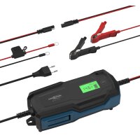 ANSMANN Chargeur de batterie BC, 6-12V/6A, noir/bleu