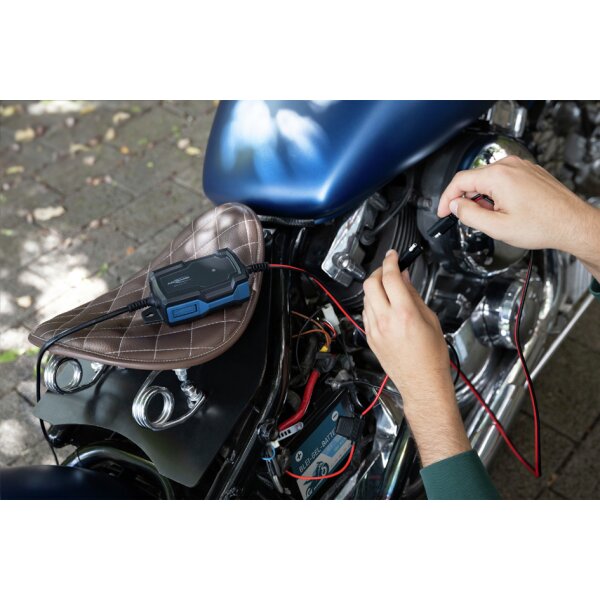 ANSMANN Chargeur pour batterie BC, 6-12V/1A, noir/bleu