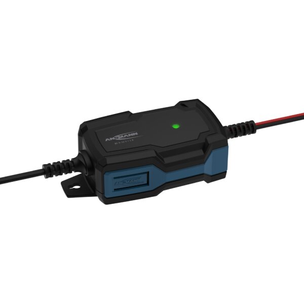 ANSMANN Chargeur pour batterie BC, 6-12V/1A, noir/bleu