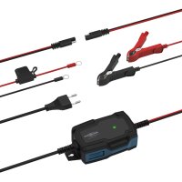 ANSMANN Chargeur pour batterie BC, 6-12V/1A, noir/bleu