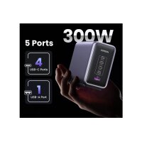 UGREEN USB Desktop Charger Nexode 90903B 300W, 5-Port,PD,GaN