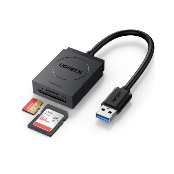 UGREEN 2-in-1 USB 3.0 A CardReader 20250