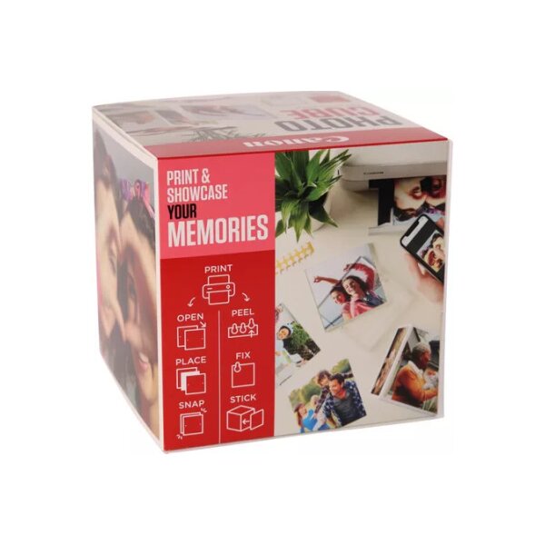 CANON Photo Cube Creative 13x13 pink PP2015x5 Cadre phot. acrylic incl.40fl.