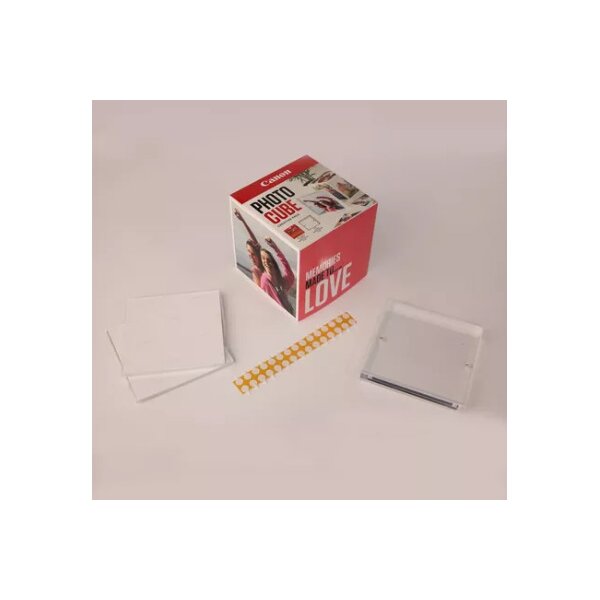 CANON Photo Cube Creative 13x13 pink PP2015x5 Cadre phot. acrylic incl.40fl.