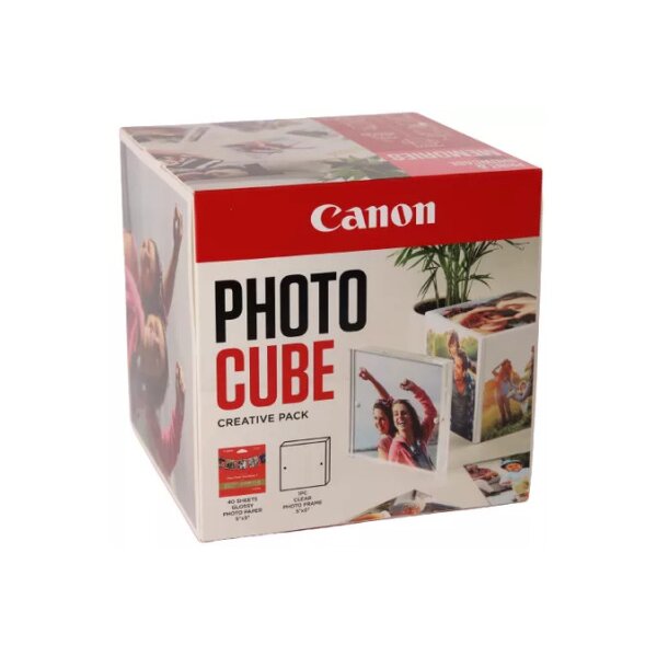 CANON Photo Cube Creative 13x13 ora. PP2015x5 Cadre phot. acrylic incl.40fl.