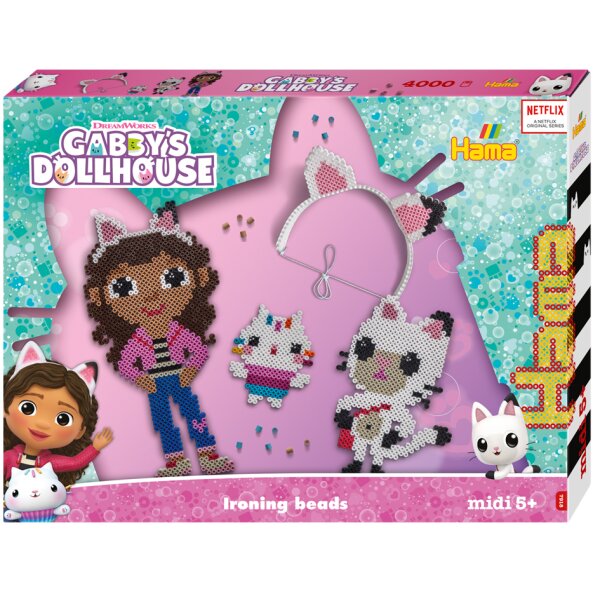 Hama Perles à repasser Gabbys Dollhouse, coffret cadeau