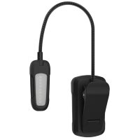 ANSMANN Lampe de chevet LED BOOK LIGHT, rechargeable, noir