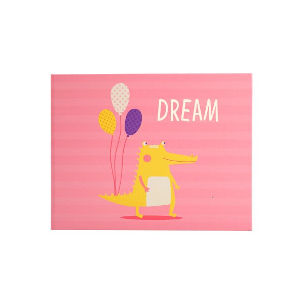 EXACOMPTA Fotoalbum Baby 28,5x22cm 11233E rosa 30 Seiten