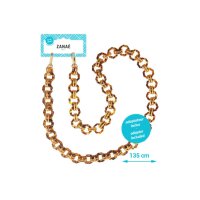 ZANAÉ Phone Necklace Golden Globe 17411 Leopard...