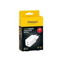 INTENSO Power Charger 40W GaN white 7804012 2 x USB-C