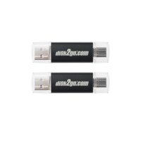 DISK2GO USB-Stick switch 128GB 30006596 Type-C/Type-A 3.0...