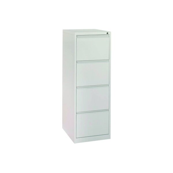 EDGY Armoire à portes battantes 3404 4 tiroirs étroits, gris