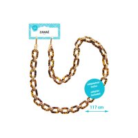 ZANAÉ Phone Wristlace Golden Stone 17448 Leopard...