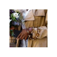ZANAÉ Phone Wristlace Golden Stone 17448 Leopard & Gold animal print