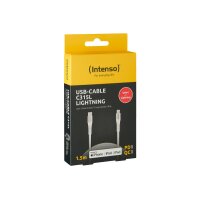 INTENSO Cable USB-C to Lightning 7902002 1.5 m, Nylon white