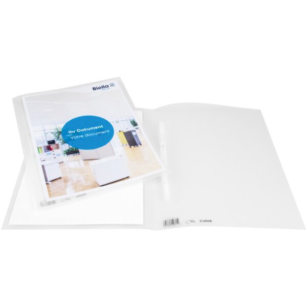 BIELLA Dossier classeur Pro-File#2 A4 16440203U transp., PP, poche 80 flls.