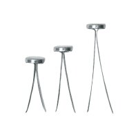 OMEGA Rundkopfklammern 5 26mm 134020592 Alu 100 Stück