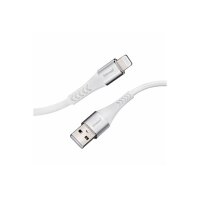INTENSO Cable USB-A to Lightning 7902102 1.5 m, Nylon white
