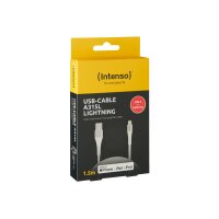 INTENSO Cable USB-A to Lightning 7902102 1.5 m, Nylon white