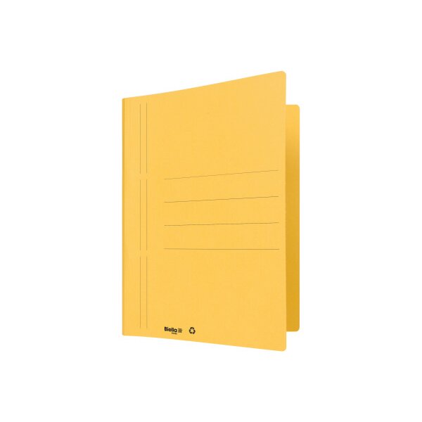 BIELLA Schnellhefter Biella 6 A4 16640020U gelb, 320gm2 100 Bl.