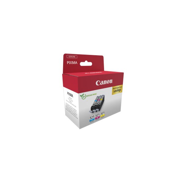 CANON Multipack encre CMY CLI-521Pack PIXMA IP 3600 3x9ml