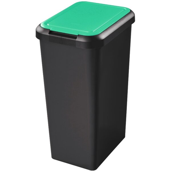 CEP Poubelle de tri sélectif Touch & Lift, 45 litres, blanc