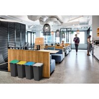 CEP Poubelle de tri sélectif Touch & Lift, 45...