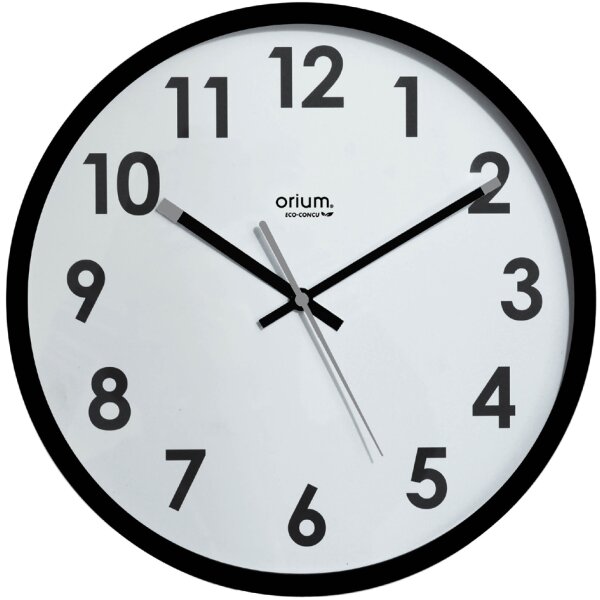 CEP Orium Wanduhr Naturalis, Quarzuhr, lautlos, Holzoptik