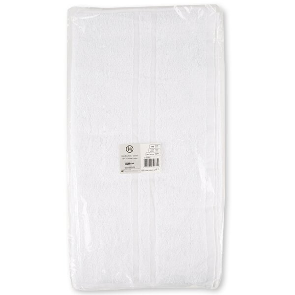 HYGOSTAR Serviette de toilette, 500 x 1.000 mm, blanc