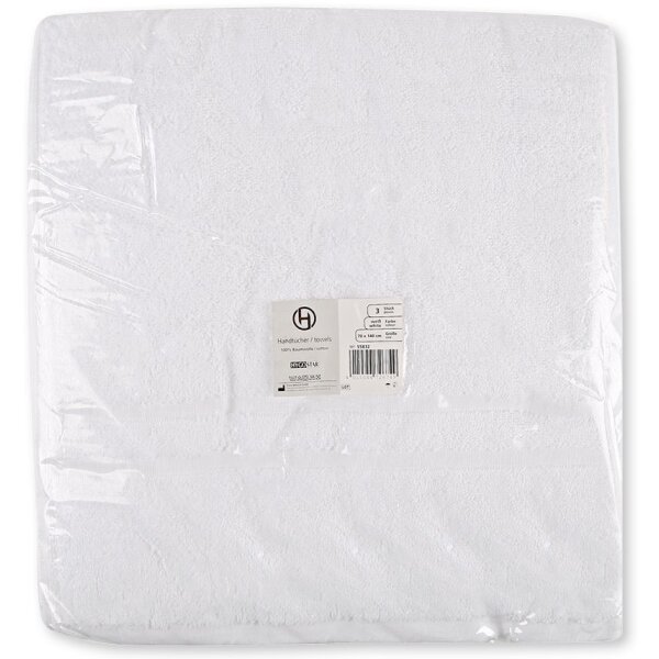 HYGOSTAR Serviette de toilette, 500 x 1.000 mm, blanc