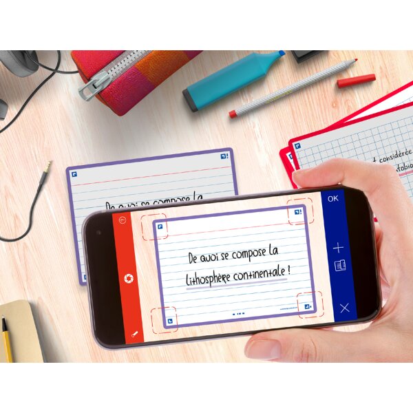 Oxford Fiches Flash 2.0, 105 x 148 mm, vert