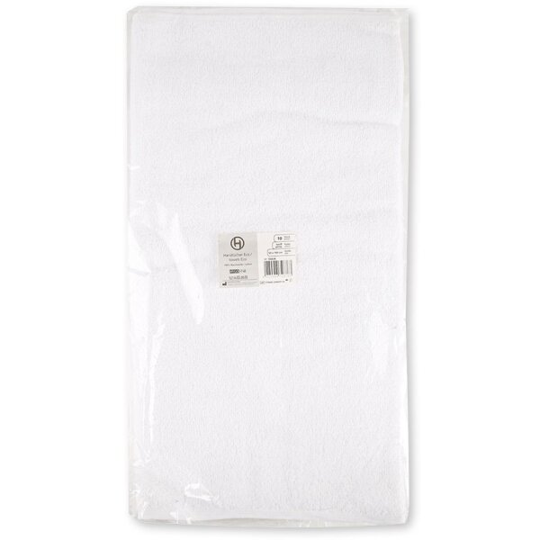 HYGOSTAR Serviette de toilette Eco, 500 x 1.000 mm, blanc