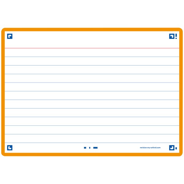 Oxford Fiches Flash 2.0, 105 x 148 mm, menthe