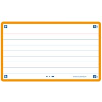 Oxford Fiches Flash 2.0, 75 x 125 mm, ligné, bleu