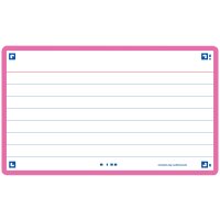 Oxford Fiches Flash 2.0, 75 x 125 mm, ligné, bleu