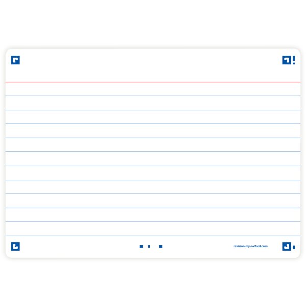 Oxford Fiches Flash 2.0, 105 x 148 mm, lilas