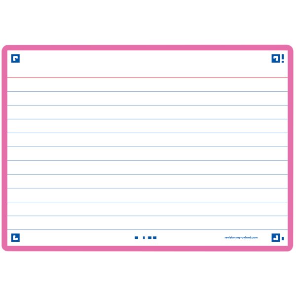 Oxford Fiches Flash 2.0, 105 x 148 mm, lilas