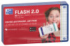 Oxford Karteikarten "Flash 2.0", 75 x 125 mm, kariert, weiss