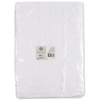 HYGOSTAR Badvorleger, 500 x 700 mm, aus Baumwolle, weiss