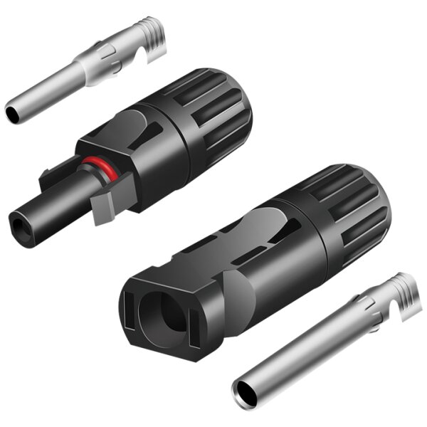 LogiLink Solar-Steckerset, PVC, für 2,5 4 6 qmm Solarkabel