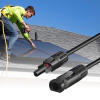 LogiLink Set de rallonges pour panneau solaire, 5,0 m