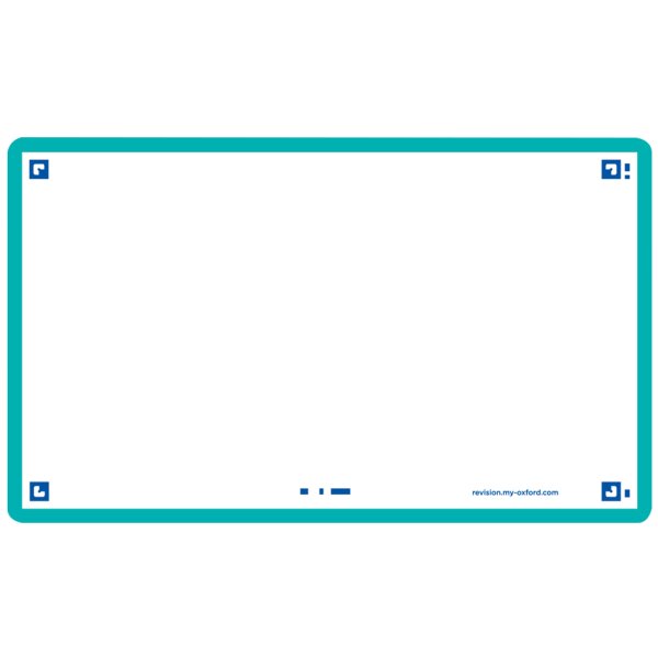 Oxford Fiches Flash 2.0, 75x125 mm, quadrillé, turquoise