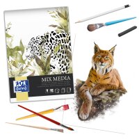 Oxford Art Bloc de dessin techniques mixtes Mix Media, A4