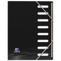 Oxford Trieur Oceanis, A4, 8 onglets, PP recyclé, assorti