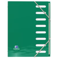 Oxford Trieur Oceanis, A4, 8 onglets, PP recyclé, assorti