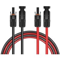 LogiLink Set de rallonges pour panneau solaire, 3,0 m