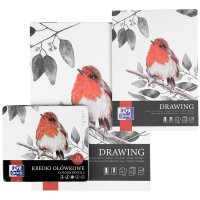 Oxford Art Bloc de dessin Drawing, A4, 200 g/m2