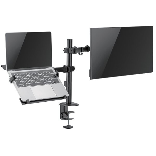 LogiLink Support décran et dordinateur portable, noir